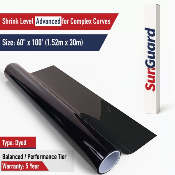 SunGuard™ Performance Dyed Window Tint Film Roll