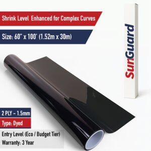 SunGuard™ ECO Dyed 2 Ply Window Tint Film Roll