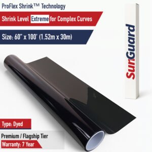 SunGuard™ Premium Dyed Window Tint Film Roll