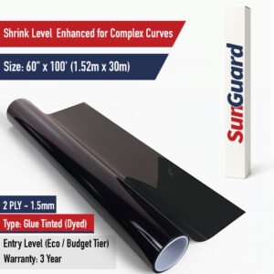 SunGuard™ ECO 2 Ply Charcoal Window Tint Film Roll